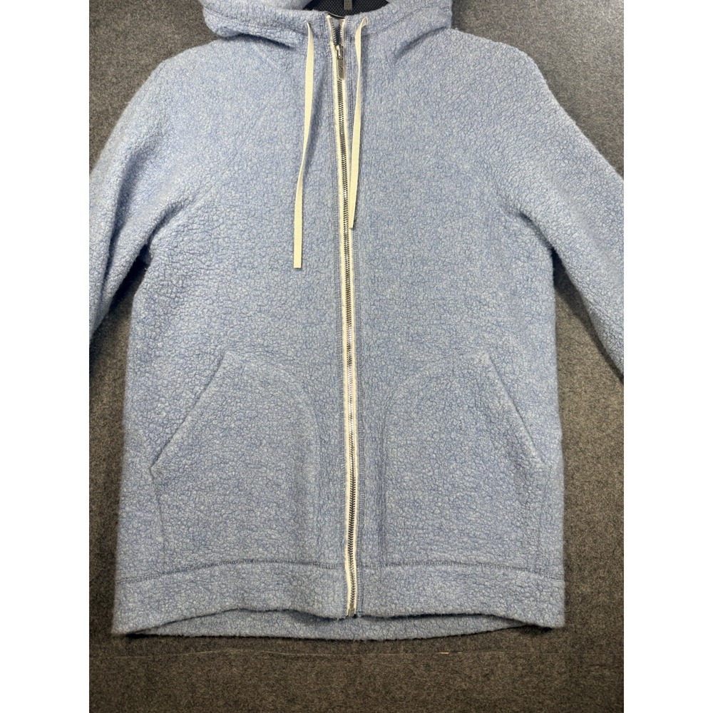 Lululemon Wool-Blend Full Zip Hoodie Light Blue Size 4